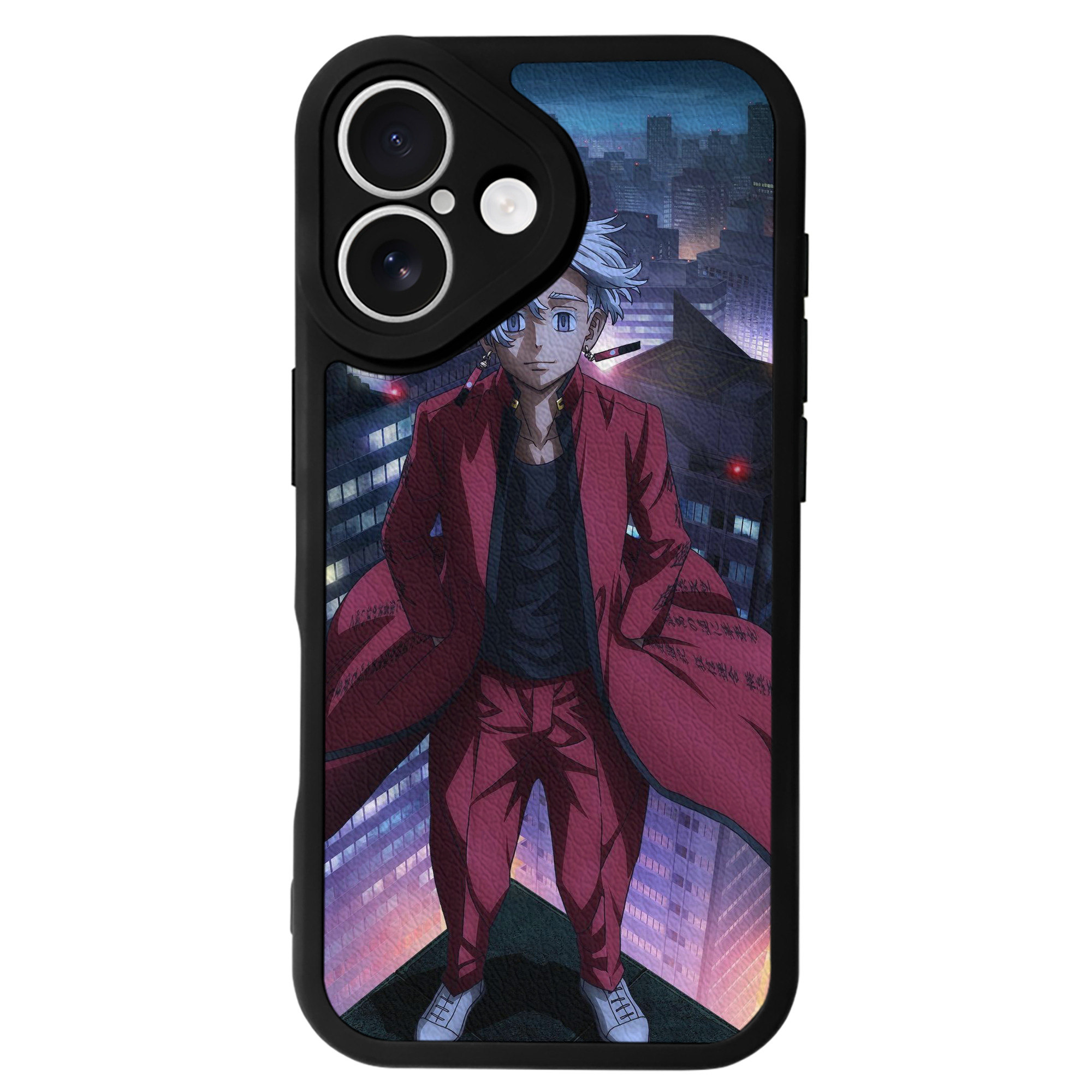 （画像用） 東京リベンジャーズ Tokyo Revengers 【iPhone 16シリーズ対応】シリコンスマホケース（レザー調） 材質：シリコン